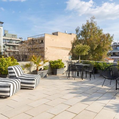 85 Sqm In The Heart Of Athens Shared Rooftop Deck Bagian luar foto