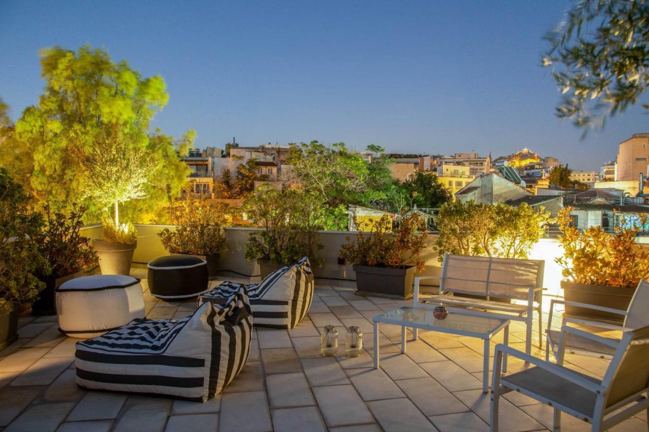 85 Sqm In The Heart Of Athens Shared Rooftop Deck Bagian luar foto